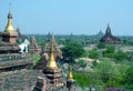 Bagan Archaeological Zone. Myanmar (Burma) Royalty Free Stock Photo