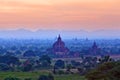 Bagan archaeological zone, Myanmar Royalty Free Stock Photo