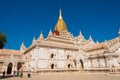 Ananda Temple at Bagan Archaeological Area and Monuments. a famous Buddhist ruins in Bagan, Mandalay Region, Myanmar