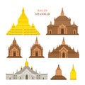 Bagan, Myanmar, Architecture Building Landmarks