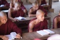 Novice monks in Bagan, Myanmar