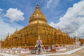 The golden beautiful Shwezigon Pagoda