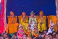 Children in traditional clothes in Bagan, Myanmar