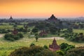 Bagan Myanmar Pagodas Royalty Free Stock Photo