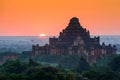 Bagan Myanmar Sunrise Royalty Free Stock Photo