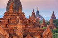 Bagan, Myanmar temples in the Archaeological Zone Royalty Free Stock Photo