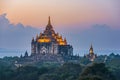 Bagan, Myanmar temples in the Archaeological Zone Royalty Free Stock Photo