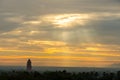 Bagan Nan Myint Tower at dawn Royalty Free Stock Photo