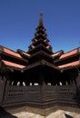 Bagaya Kyaung, teak monastery, Burma Royalty Free Stock Photo