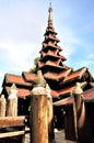 Bagaya Monastery, Inwa Royalty Free Stock Photo