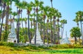 Bagaya Monastery in tropic garden, Ava, Myanmar Royalty Free Stock Photo