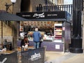 Bagel factory, fresh bagels and great coffee in Hay`s Galleria, Borough Southwark
