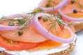 Bagel and Lox Royalty Free Stock Photo