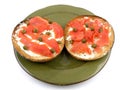 Bagel & lox Royalty Free Stock Photo