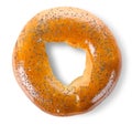 Bagel with poppy seeds Royalty Free Stock Photo