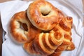 Bagels and Croissants Royalty Free Stock Photo