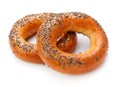 Bagels With Poppy Seeds Royalty Free Stock Photo