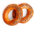 Bagels With Poppy Seeds Royalty Free Stock Photo