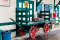 Historic train station, Big Valley, Alberta, Canada