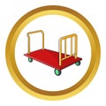 Baggage cart icon