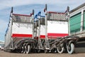 Baggage carts Royalty Free Stock Photo