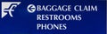 Baggage Claim Airport Sign Royalty Free Stock Photo