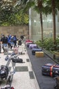 Baggage claim area of Changi Airport