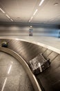 Baggage claim line in airport terminal Royalty Free Stock Photo