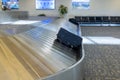 Baggage pickup carousel at the airport Royalty Free Stock Photo