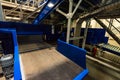 Baggage sorting center with empty baggage carousels