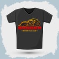 Bagger Motorcycle Club Graphic T- shirt design