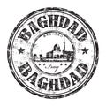 Baghdad grunge rubber stamp