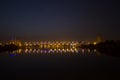 Baghdad at Night Royalty Free Stock Photo