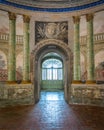 Indoor sight in the beautiful Villa Palagonia in Bagheria, near Palermo. Sicily, Italy.