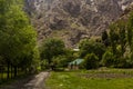 Baghu village in Bartang valley in Pamir mountains, Tajikist