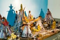 EDITORIAL, nativity scene exhibition Royalty Free Stock Photo