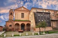 Bagnacavallo, Ravenna, Emilia-Romagna, Italy: the ancient church Royalty Free Stock Photo