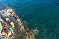 Bagni Fiore beach in the Bay of Paraggi, Santa Margherita Ligure, Italy