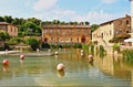 Bagno Vignoni Royalty Free Stock Photo