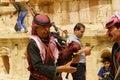 Bagpipe players in Jerash, Jordan