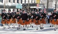 Bagpipers in New York City Saint Patrick's Parade Royalty Free Stock Photo