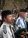 Bagpipers Playing Bagpipes Royalty Free Stock Photo