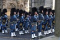 Bagpipes band during remebrance sunday