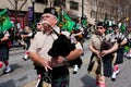 Bagpipes Corps Performs In St. Patrick's Parade