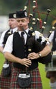 Bagpipes at the Highland Games in Scotland Royalty Free Stock Photo