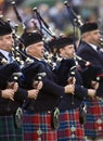 Bagpipes - Highland Games - Scotland Royalty Free Stock Photo