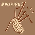 Bagpipes Royalty Free Stock Photo