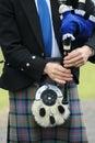 Bagpipes and Sporran Royalty Free Stock Photo