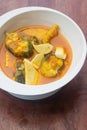 Bagrid catfish sour soup Royalty Free Stock Photo