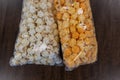 bags of Gourmet popcorn snack ready to eat